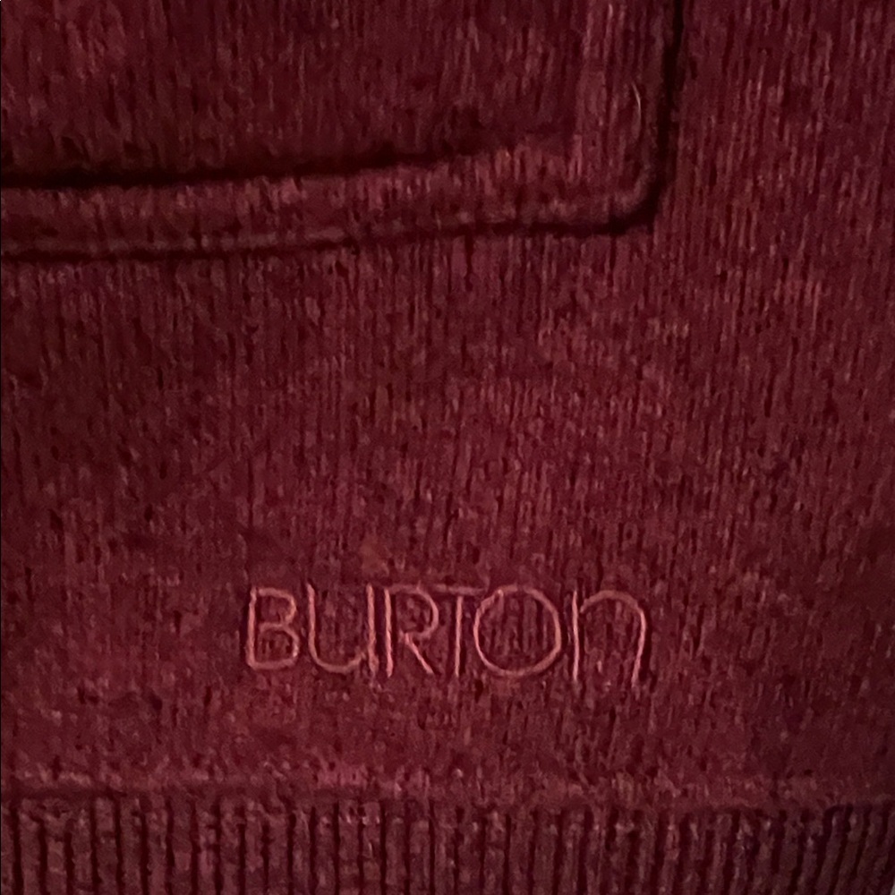 Burton Red hoodie Jacket - Picture 3 of 5